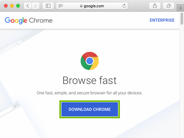 command for downloads google chrome mac