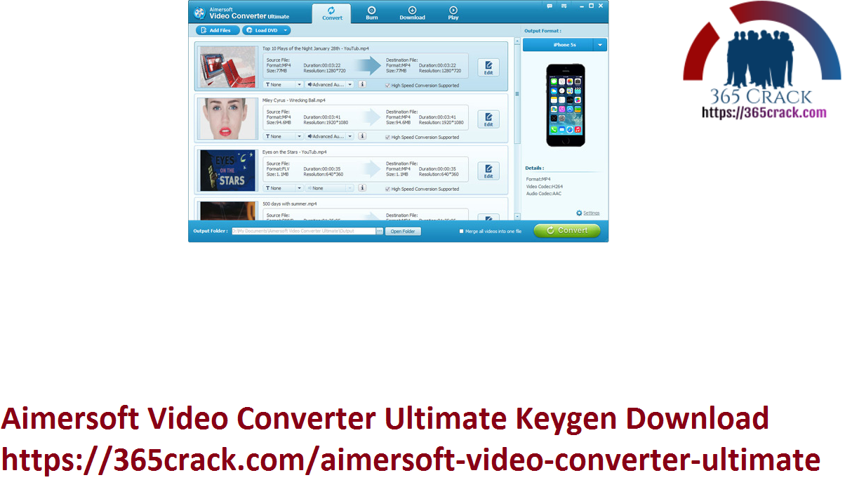 5. aimersoft video converter for mac